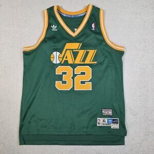 Adidas Hardwood Classics Karl Malone Swingman Jersey 1985-1986 Size XL Utah Jazz